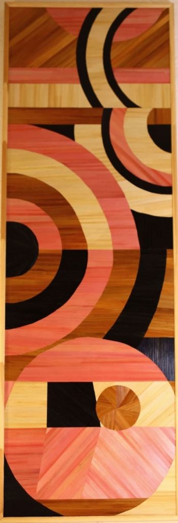 Tableau marqueterie de paille