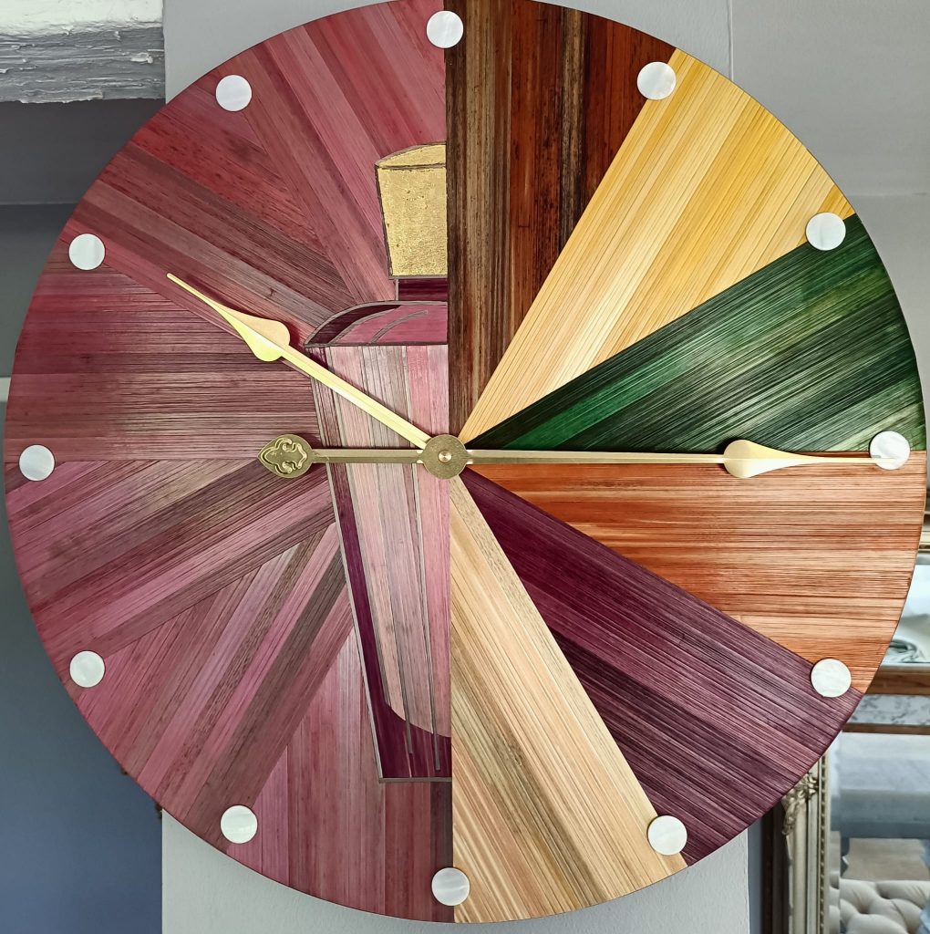 Sur mesure marqueterie de paille